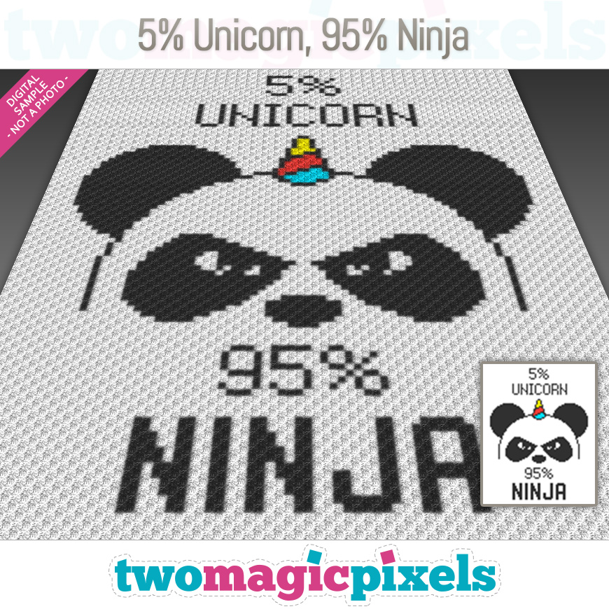 5% Unicorn, 95% Ninja by Two Magic Pixels