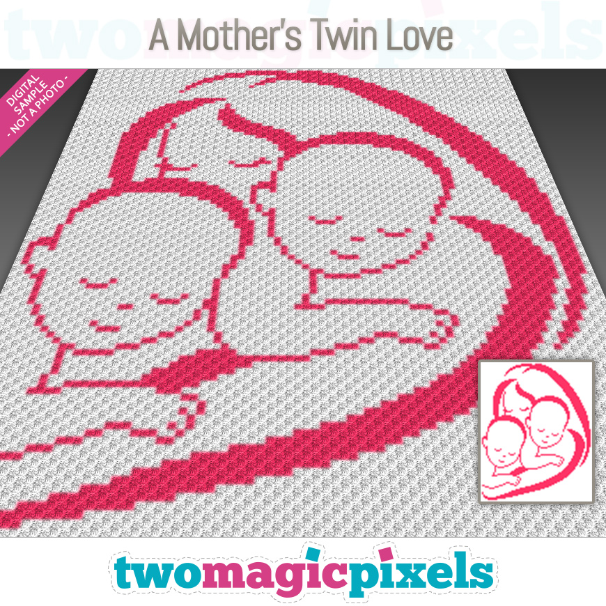 A Mother's Twin Love by Two Magic Pixels