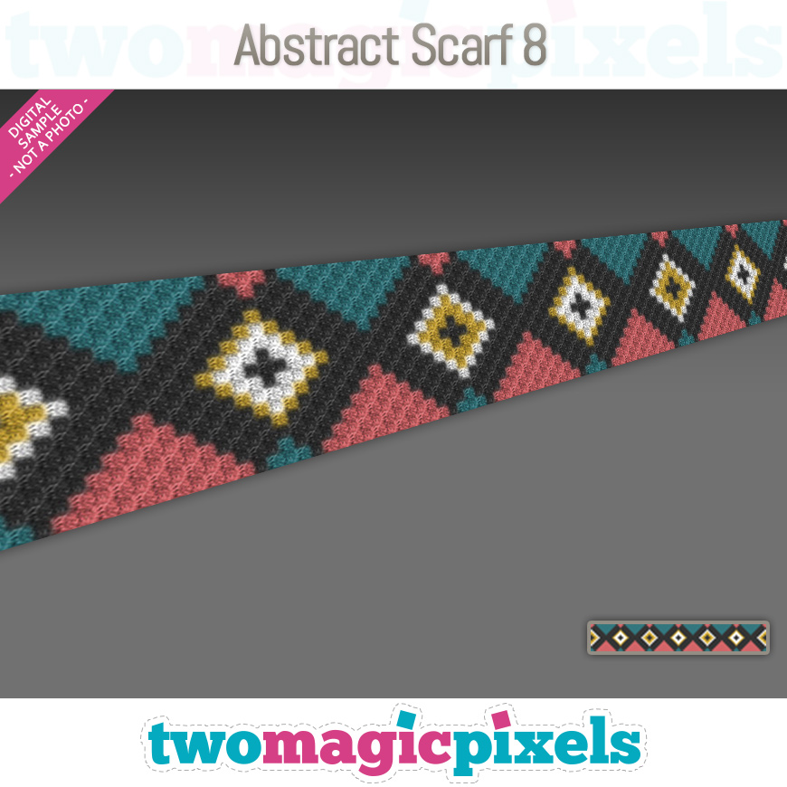 Abstract Scarf 8 by Two Magic Pixels
