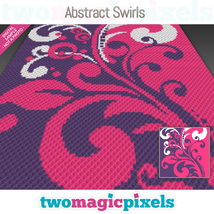 Abstract Swirls by Two Magic Pixels