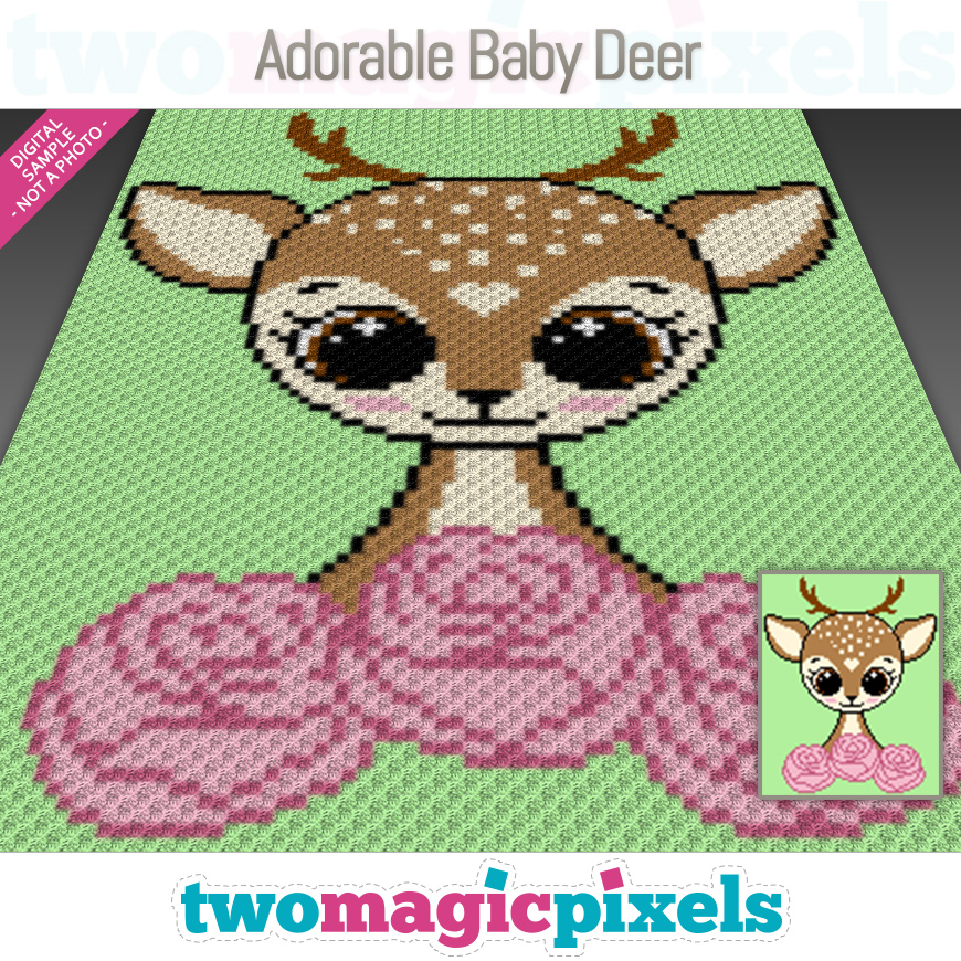 Adorable Baby Deer by Two Magic Pixels