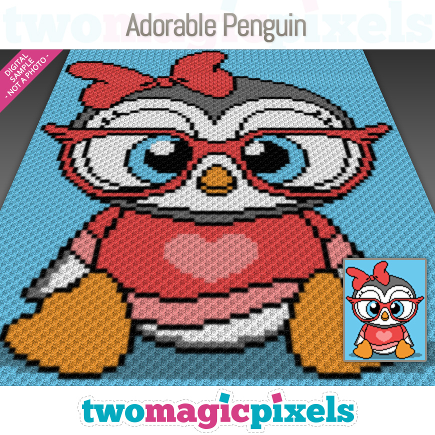 Adorable Penguin by Two Magic Pixels