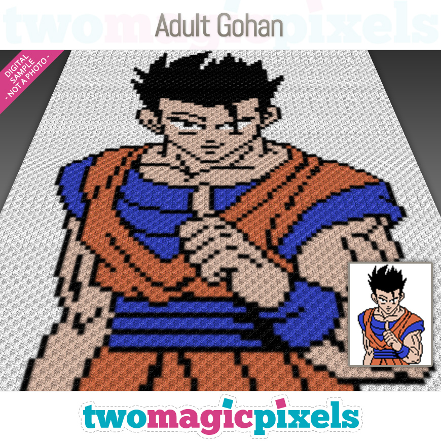 Adult Gohan by Two Magic Pixels