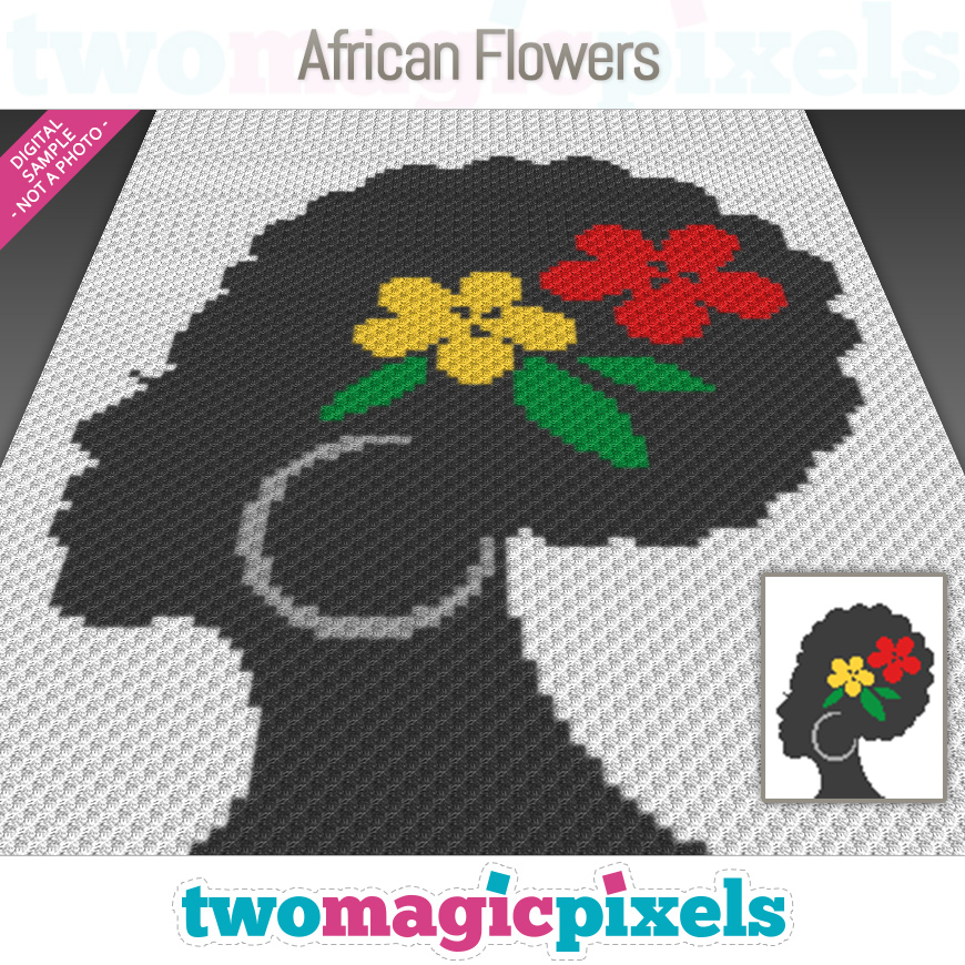 African Flowers by Two Magic Pixels