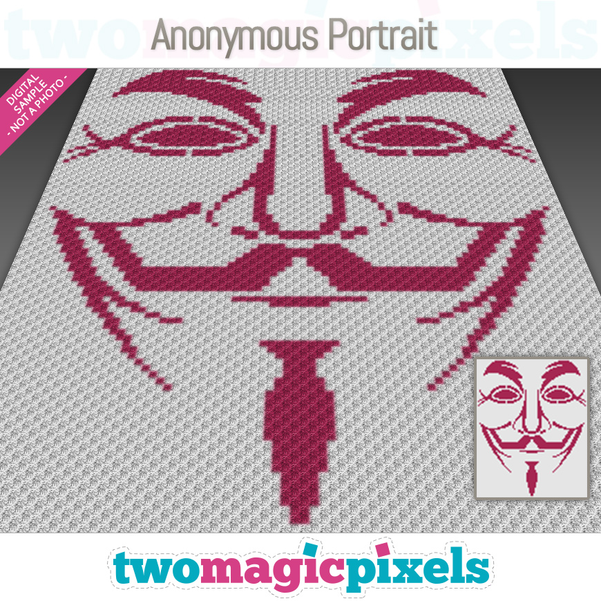Anonymous Portrait by Two Magic Pixels