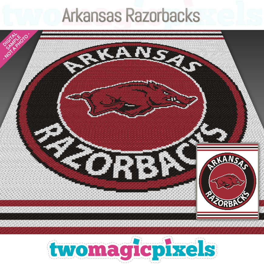 Arkansas Razorbacks by Two Magic Pixels