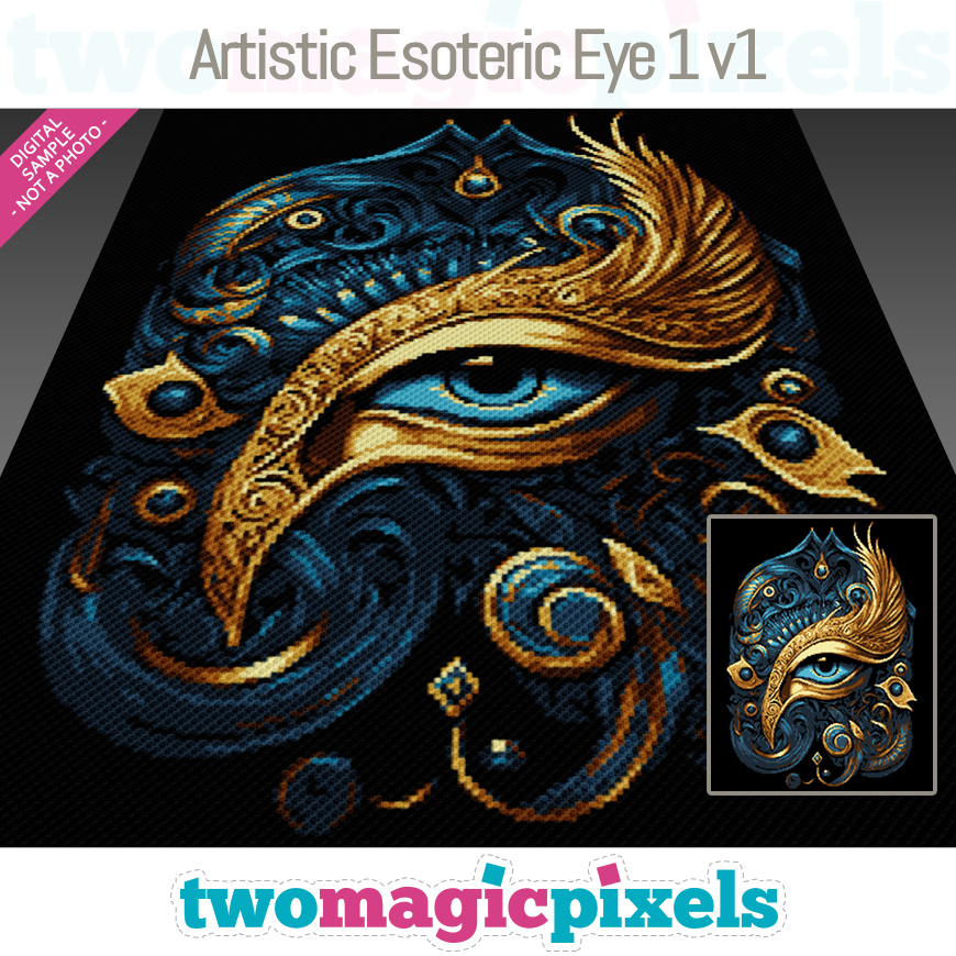 Artistic Esoteric Eye 1 v1 by Two Magic Pixels