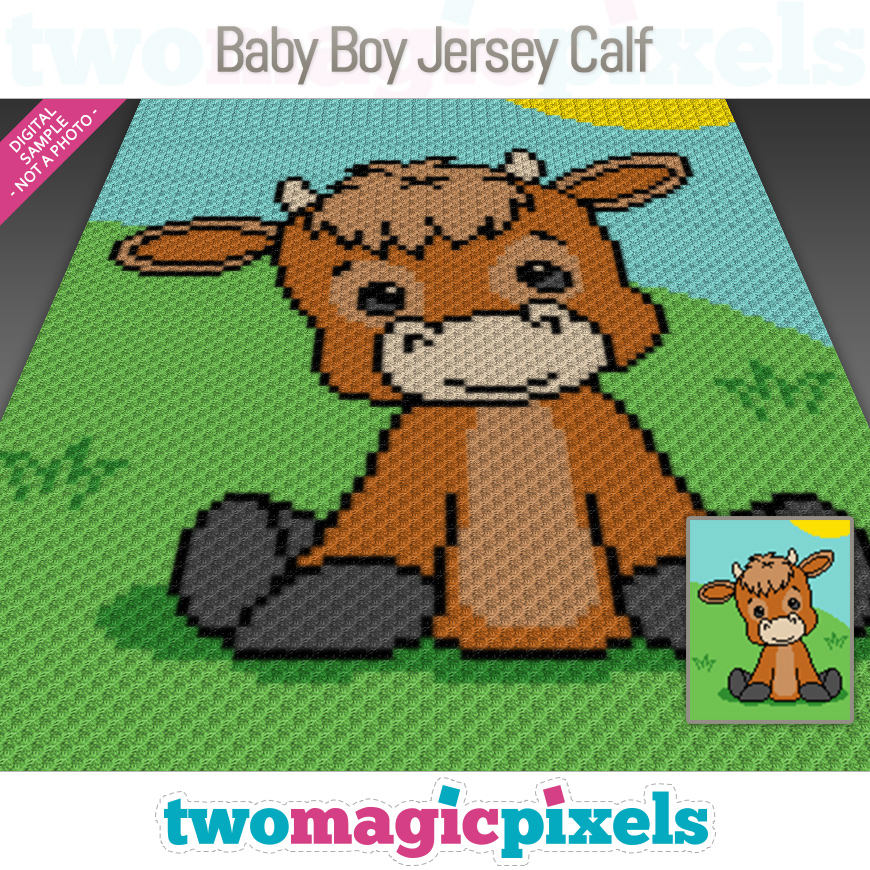 Baby Boy Jersey Calf by Two Magic Pixels