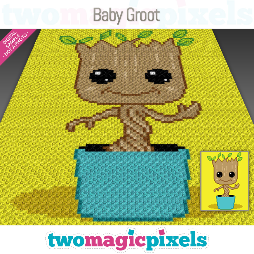 Baby Groot by Two Magic Pixels
