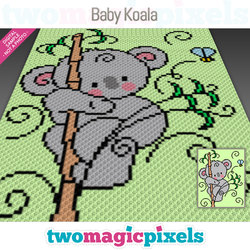 Baby Koala by Two Magic Pixels