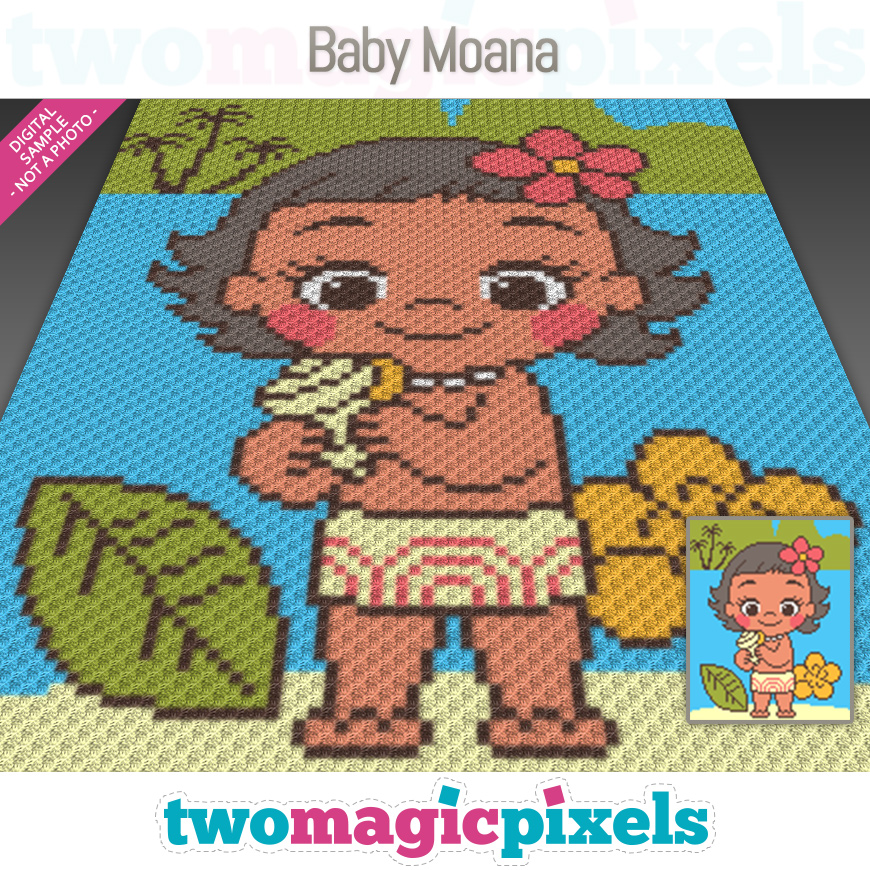 Baby Moana by Two Magic Pixels