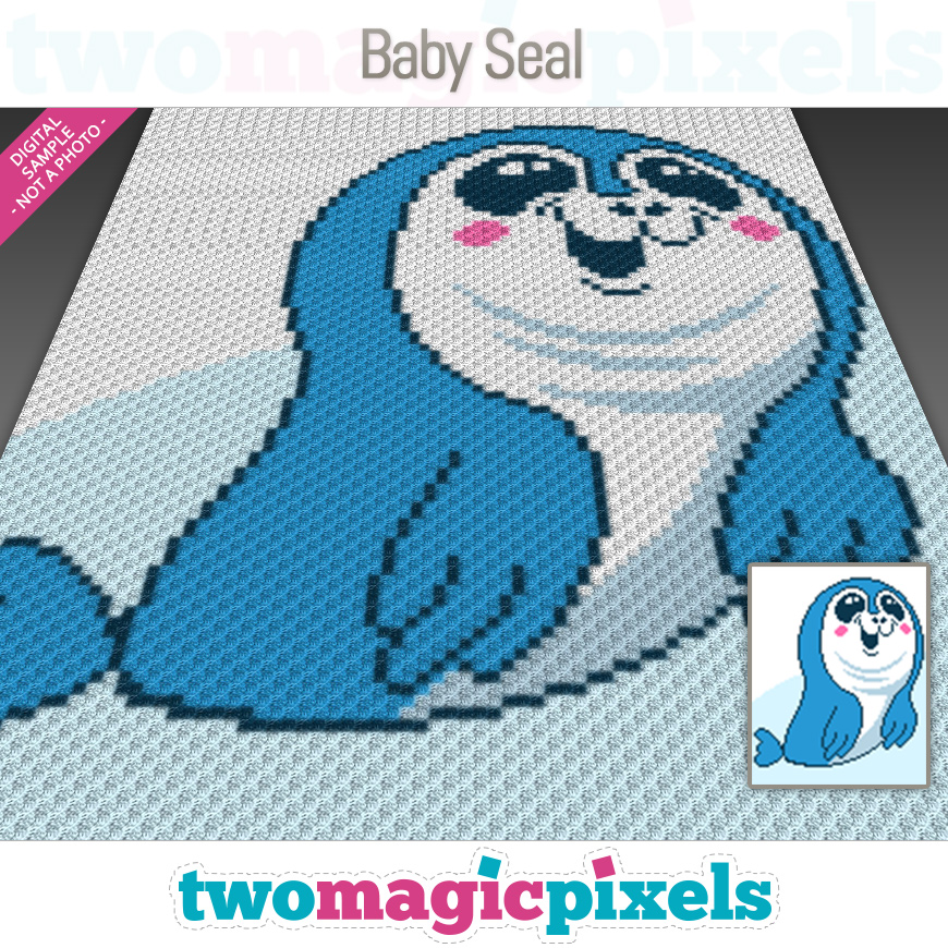 Baby Seal by Two Magic Pixels