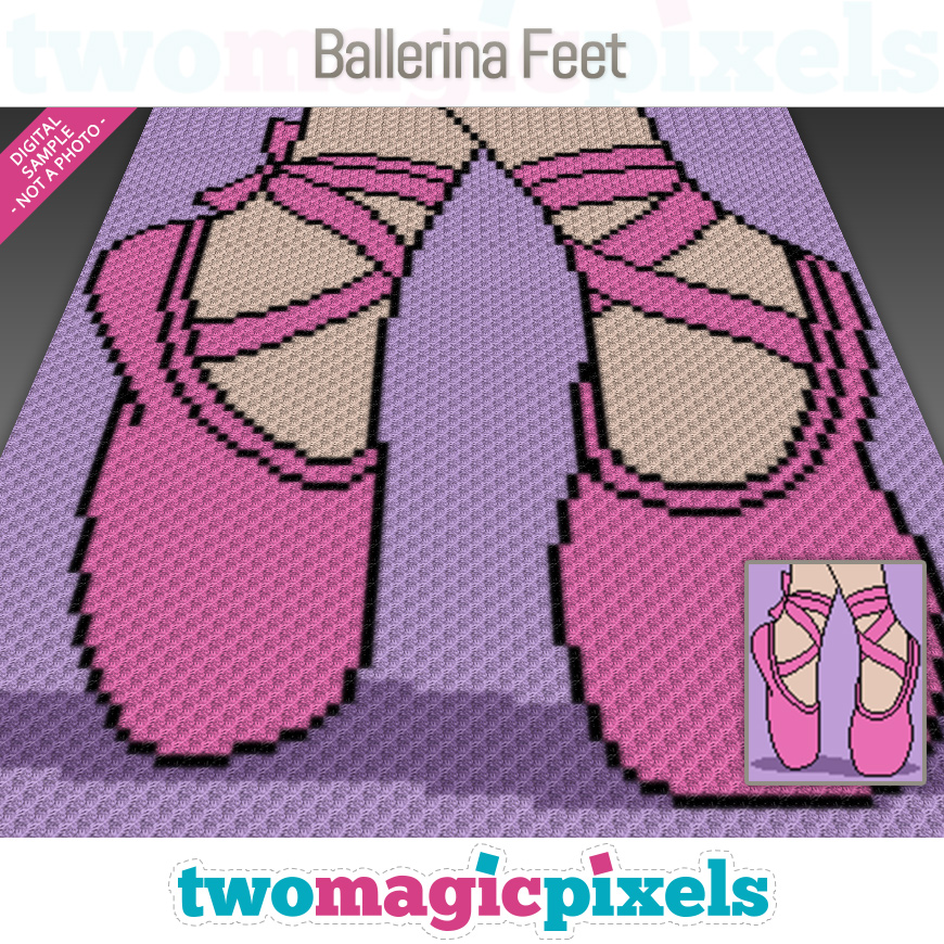 Ballerina Feet by Two Magic Pixels