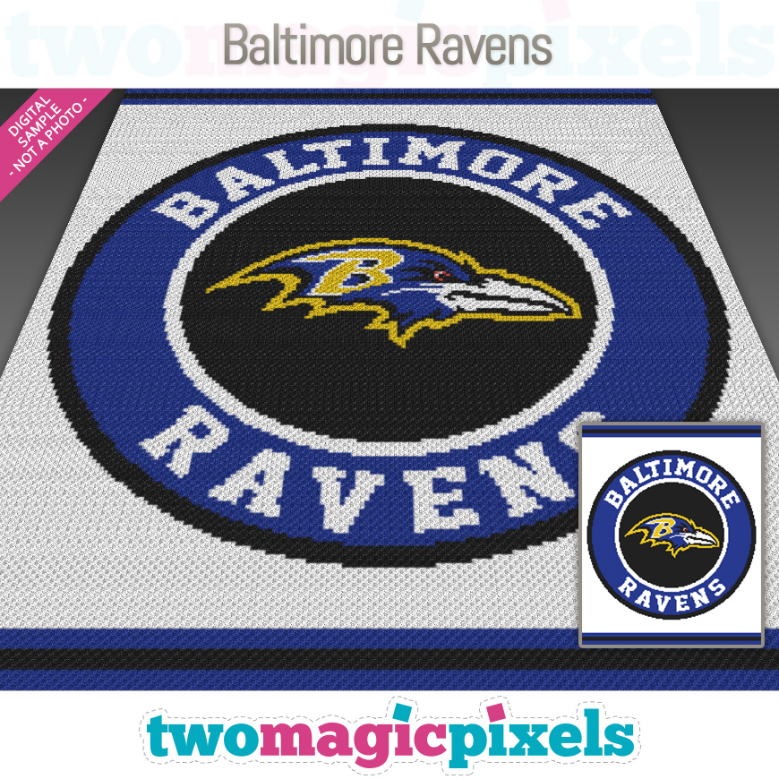 Baltimore Ravens by Two Magic Pixels