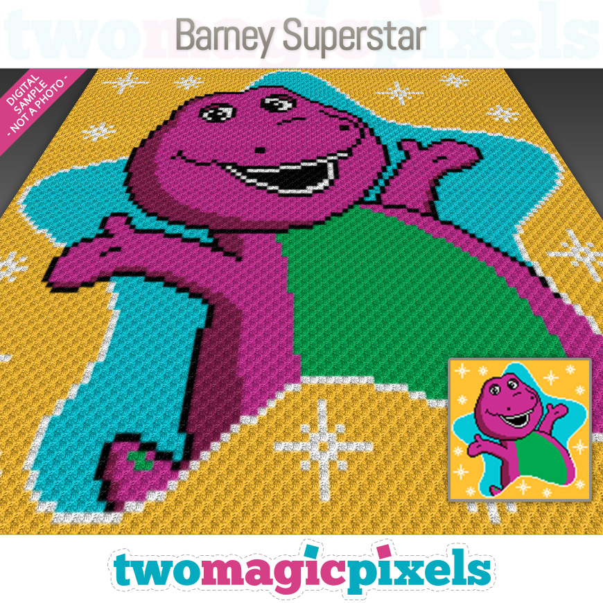 Barney Superstar by Two Magic Pixels