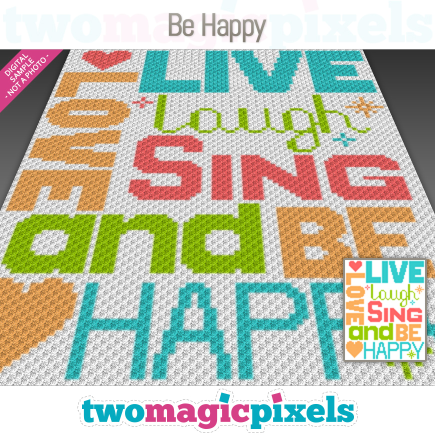 Be Happy by Two Magic Pixels