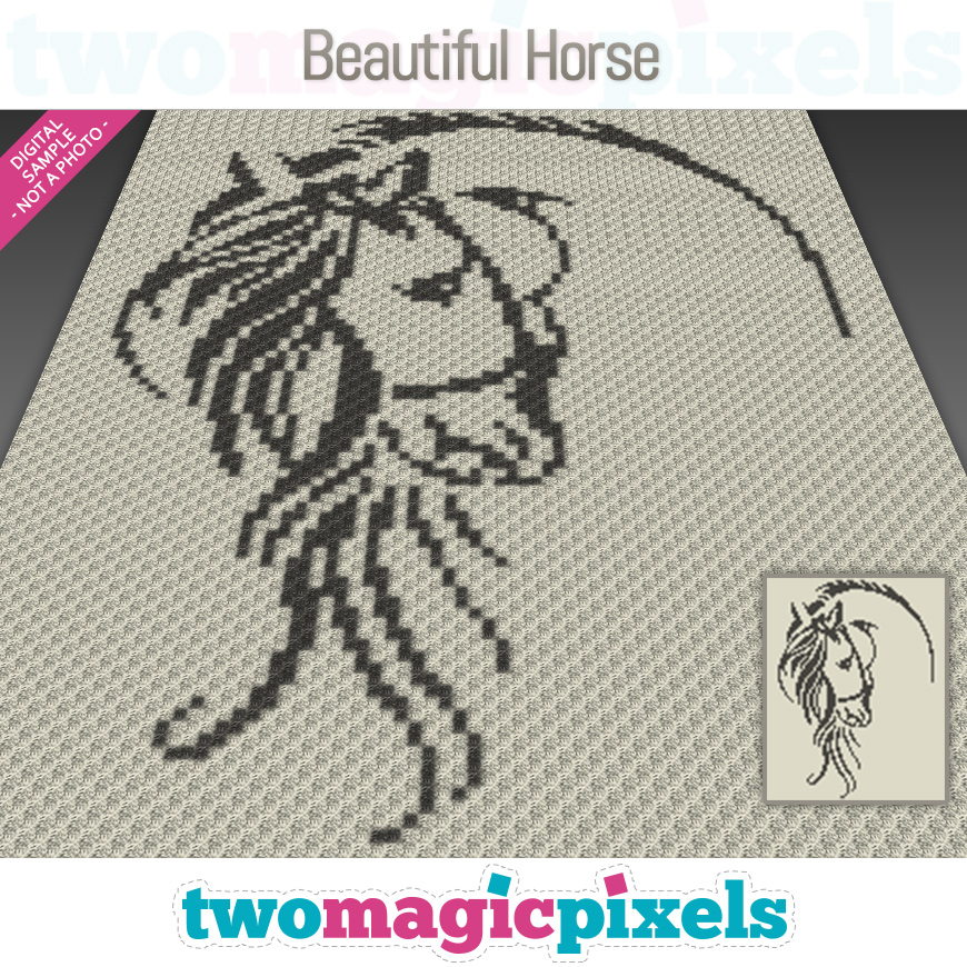 Beautiful Horse by Two Magic Pixels