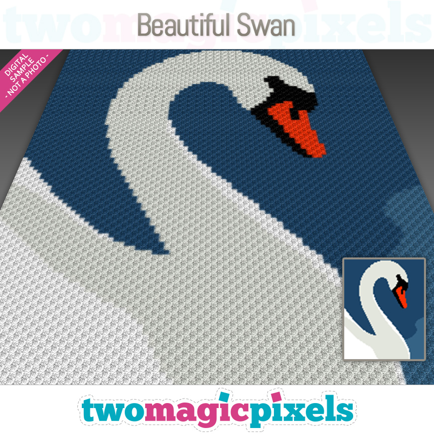 Beautiful Swan by Two Magic Pixels