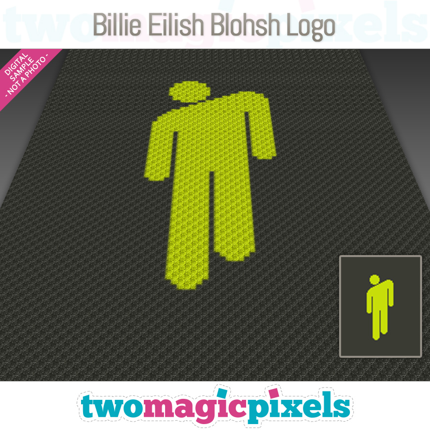 Billie Eilish Blohsh Logo by Two Magic Pixels