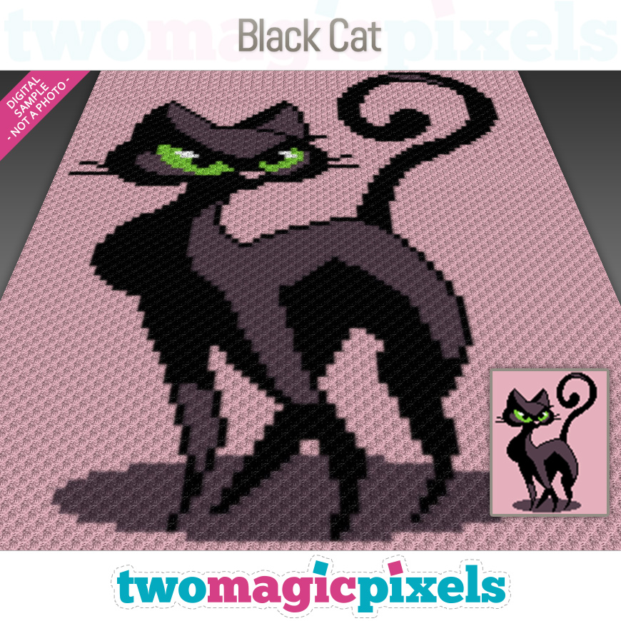 Black Cat by Two Magic Pixels