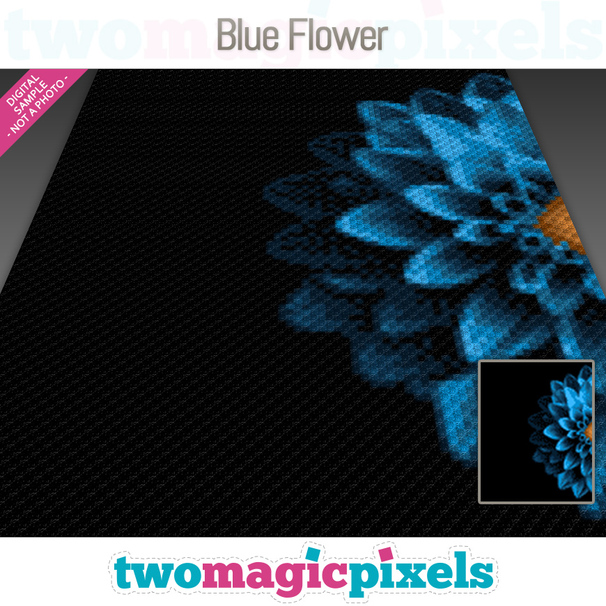 Blue Flower by Two Magic Pixels