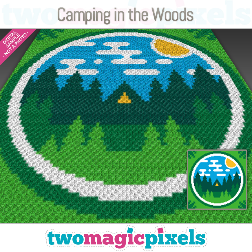 Camping in the Woods by Two Magic Pixels