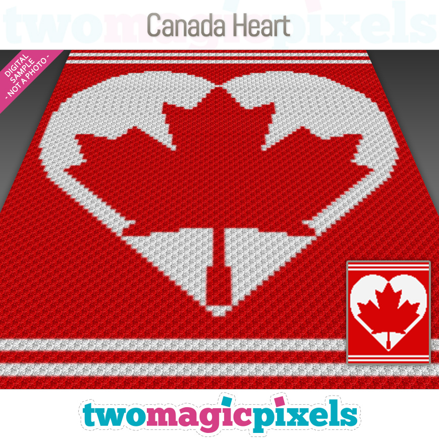 Canada Heart by Two Magic Pixels