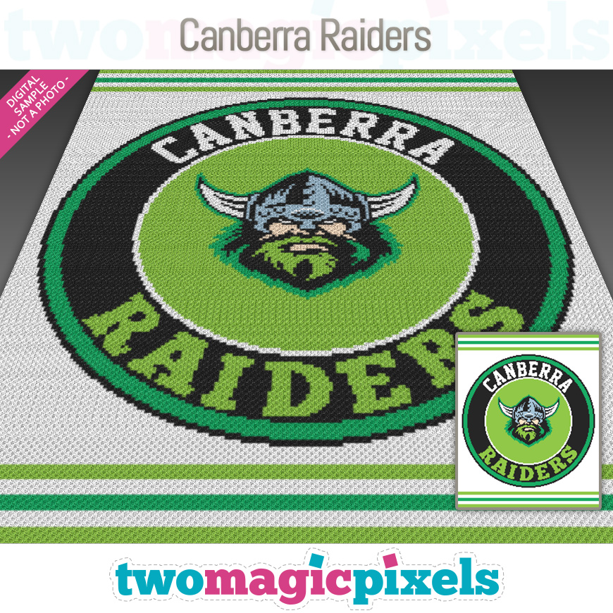Canberra Raiders by Two Magic Pixels