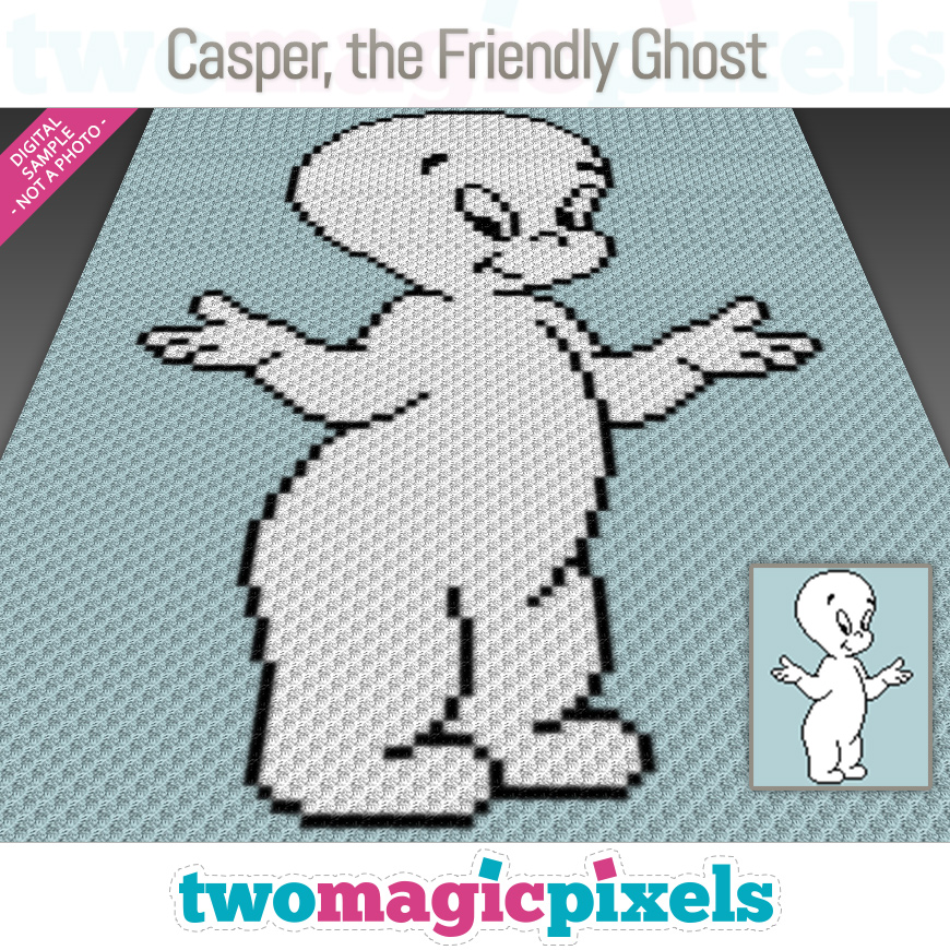 Casper, the Friendly Ghost by Two Magic Pixels