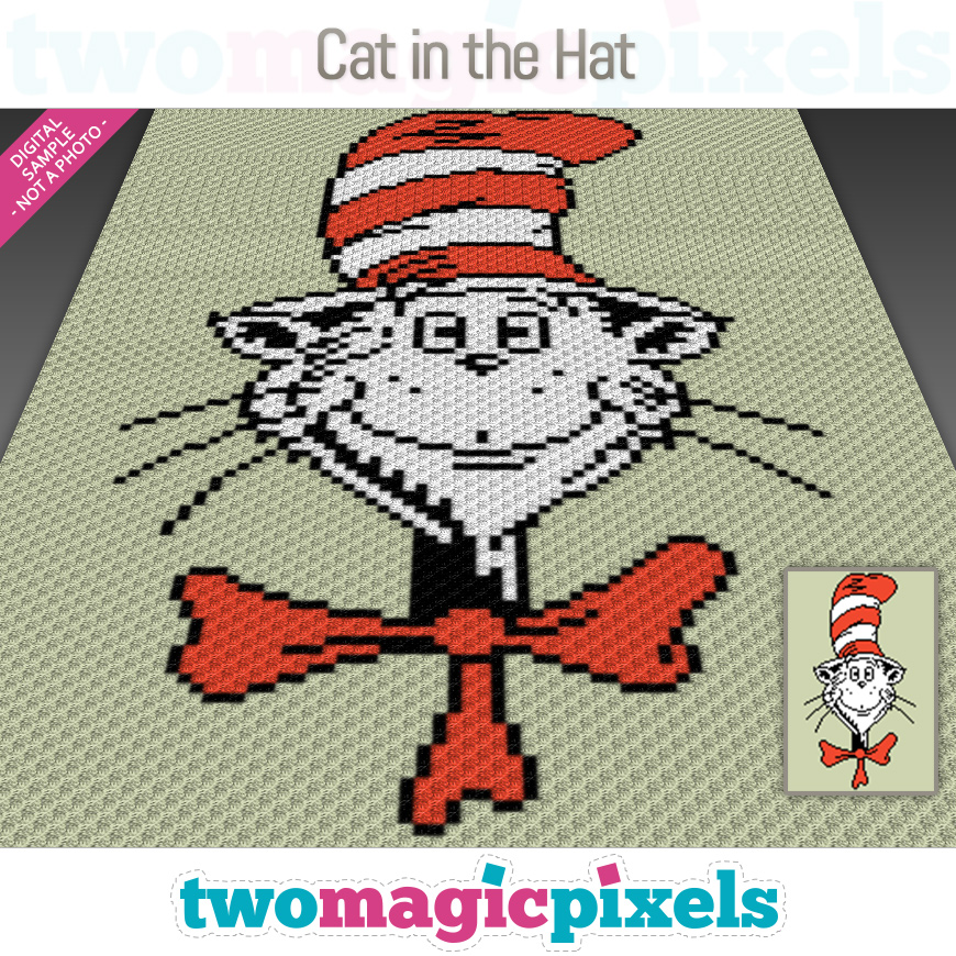 Cat in the Hat by Two Magic Pixels