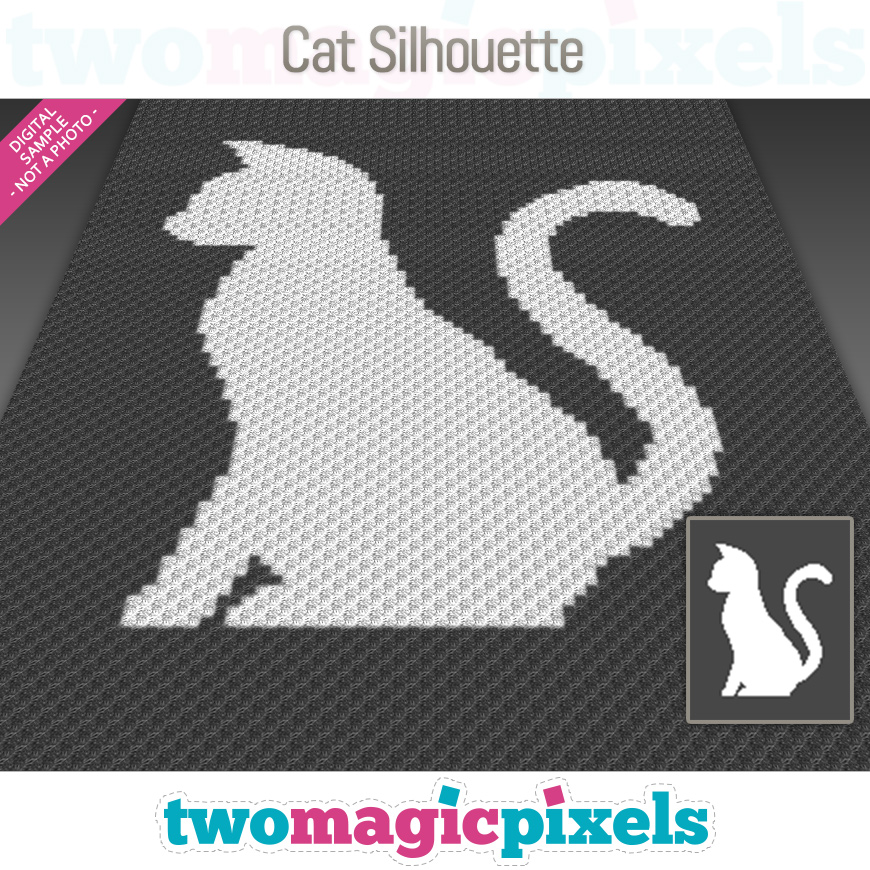 Cat Silhouette by Two Magic Pixels