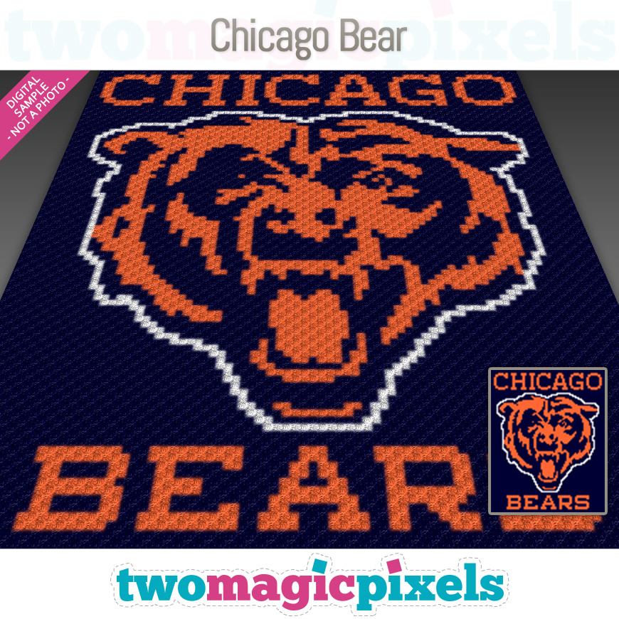 Chicago Bear by Two Magic Pixels