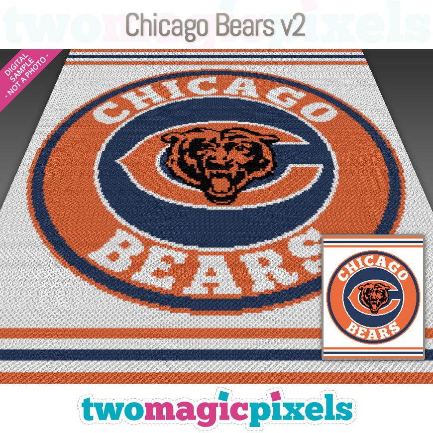 Chicago Bears v2 by Two Magic Pixels