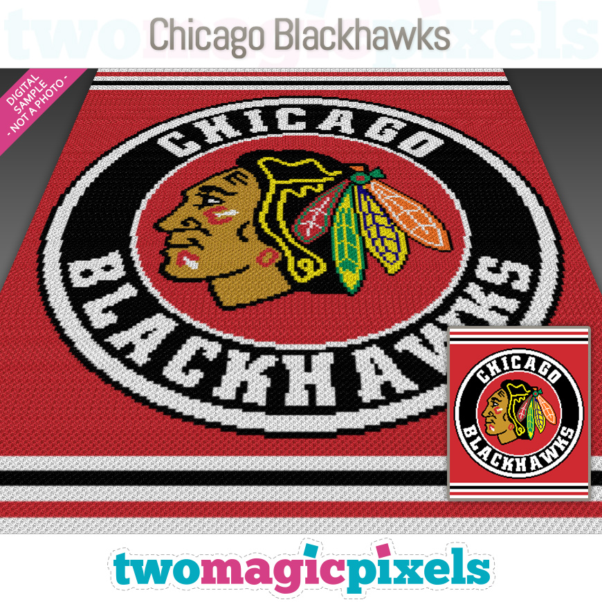 Chicago Blackhawks by Two Magic Pixels