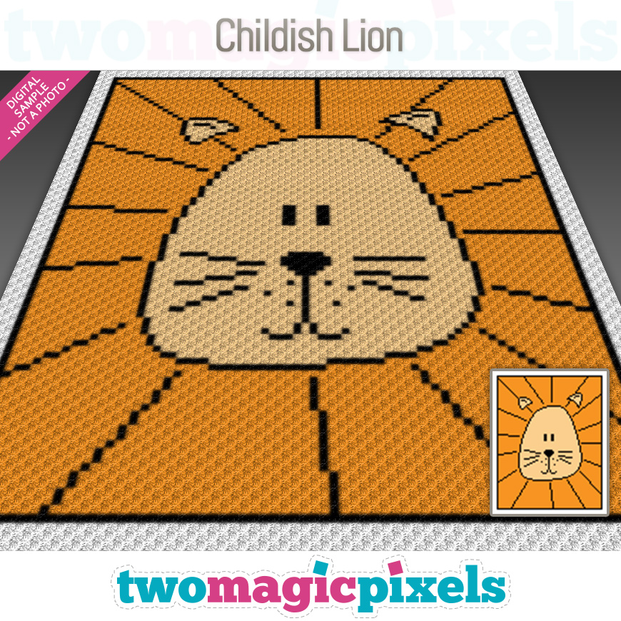 Childish Lion by Two Magic Pixels