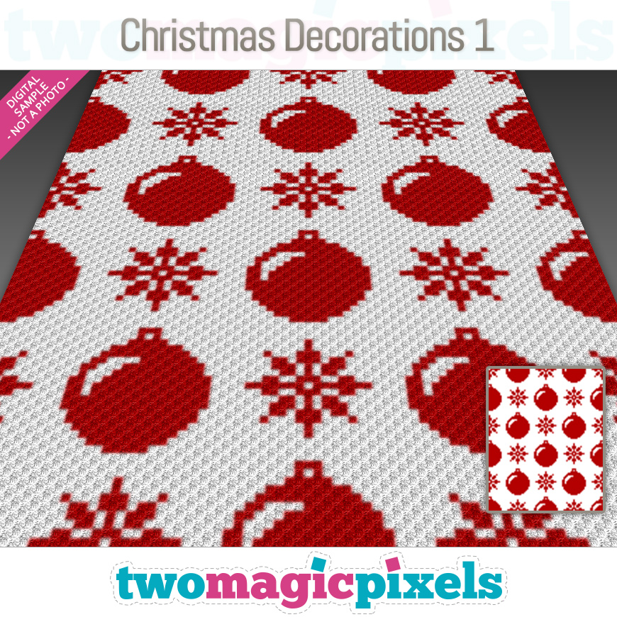Christmas Decorations 1 by Two Magic Pixels