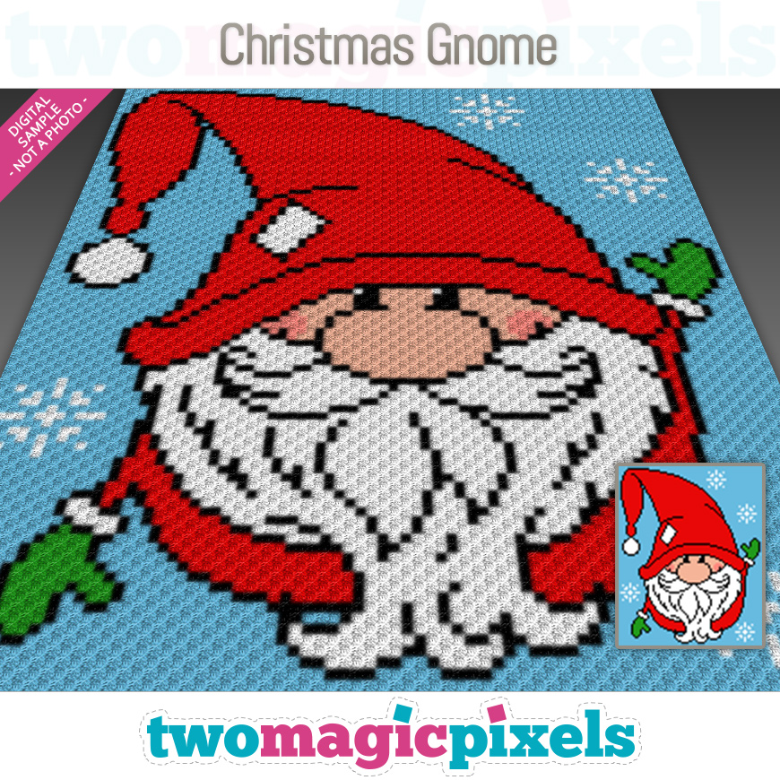 Christmas Gnome by Two Magic Pixels