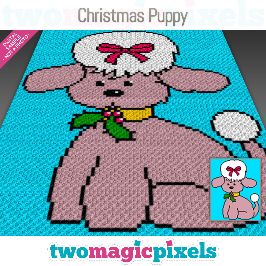 Christmas Puppy by Two Magic Pixels