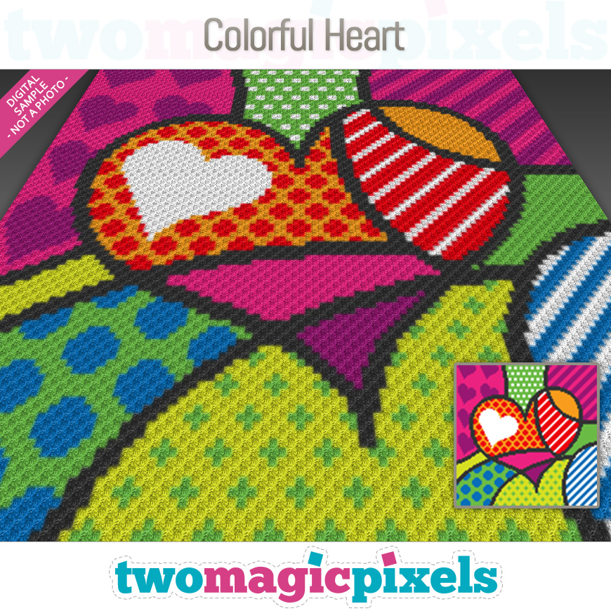 Colorful Heart by Two Magic Pixels