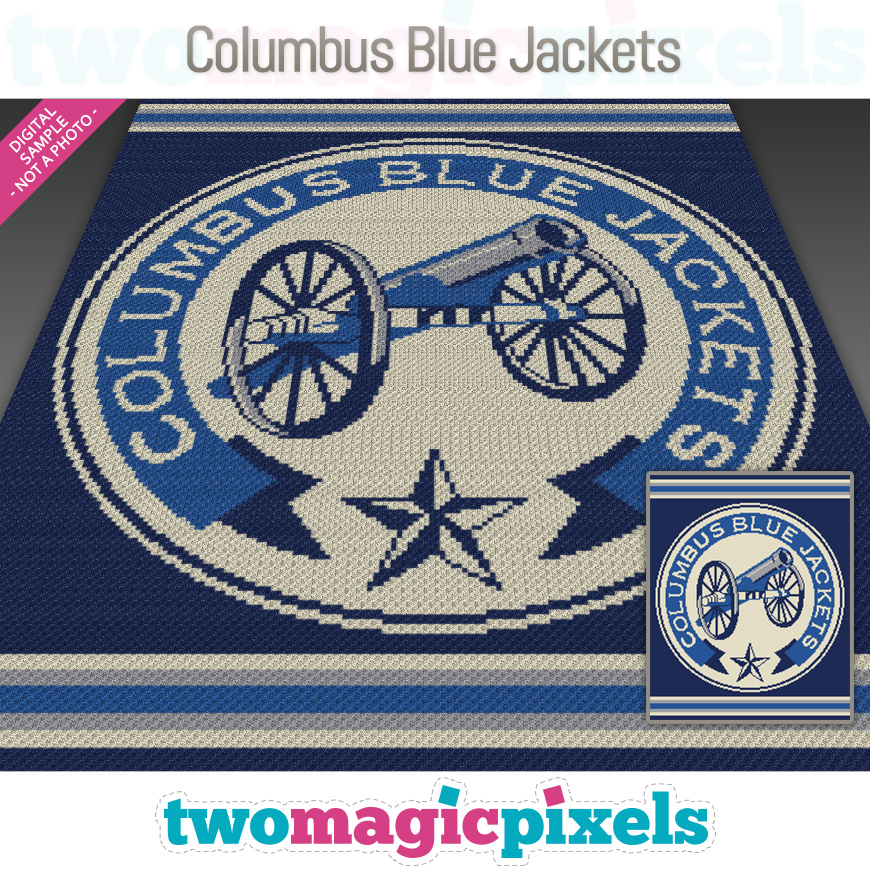 Columbus Blue Jackets by Two Magic Pixels