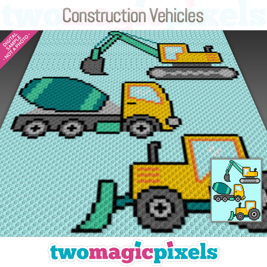 Construction Vehicles by Two Magic Pixels