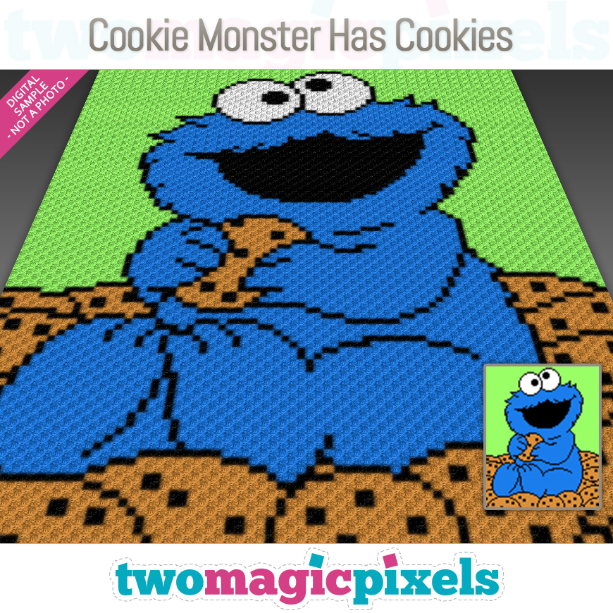 Cookie Monster Has Cookies by Two Magic Pixels