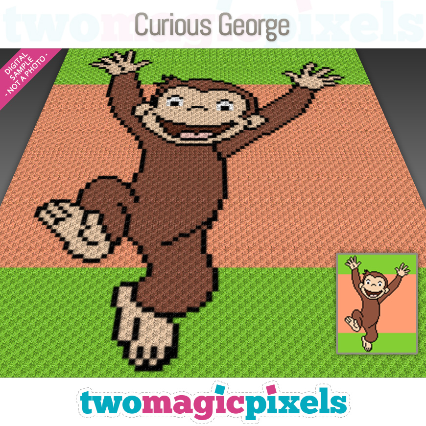Curious George by Two Magic Pixels