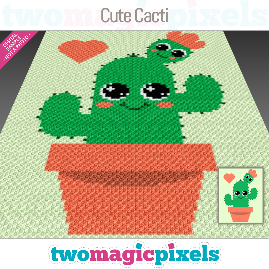 Cute Cacti by Two Magic Pixels