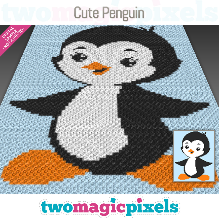 Cute Penguin by Two Magic Pixels
