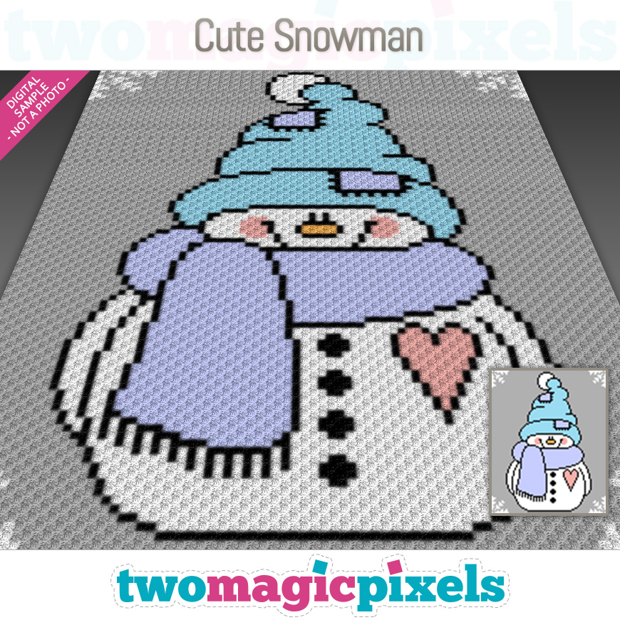 Cute Snowman by Two Magic Pixels