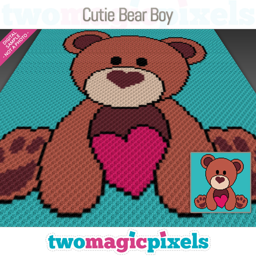 Cutie Bear Boy by Two Magic Pixels
