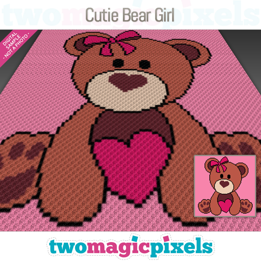 Cutie Bear Girl by Two Magic Pixels