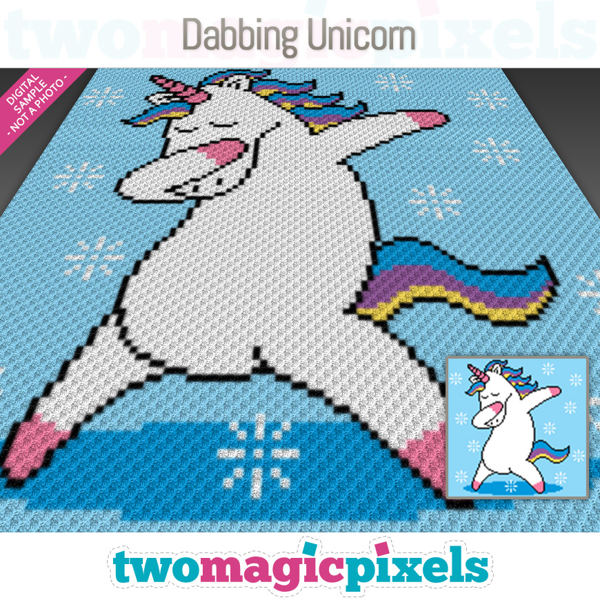 Dabbing Unicorn by Two Magic Pixels