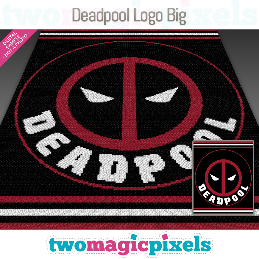 Deadpool Logo Big by Two Magic Pixels